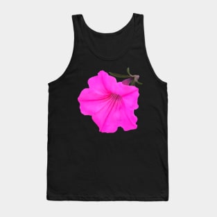 Pink Flowery Bell Tank Top